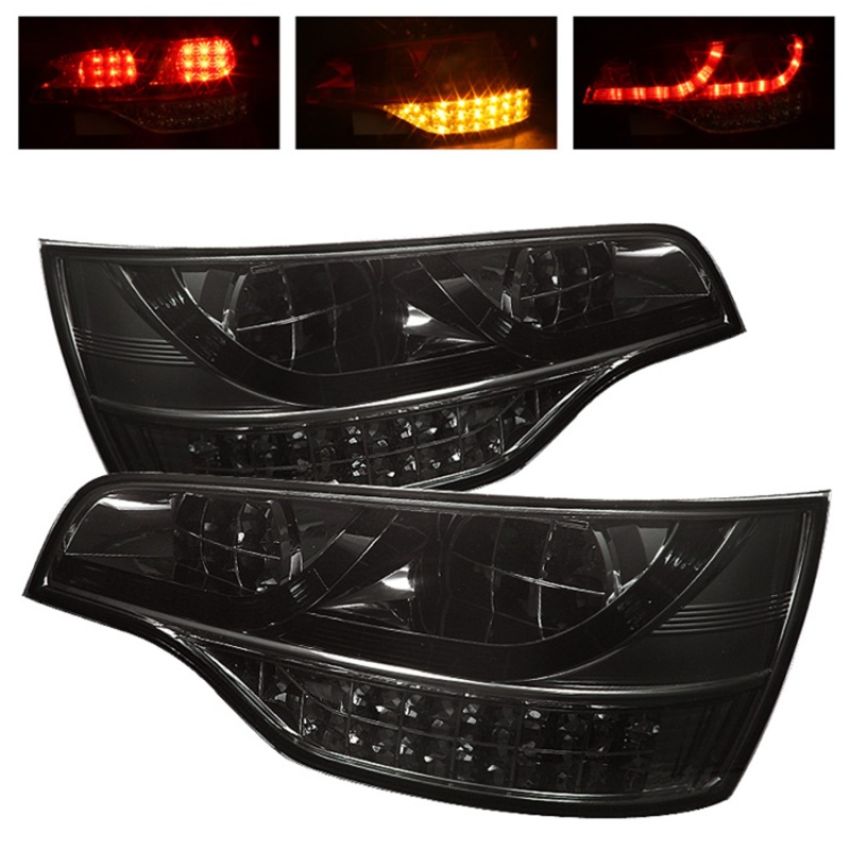 SPYDER 5000316 LED Tail Lights - Black Smoke