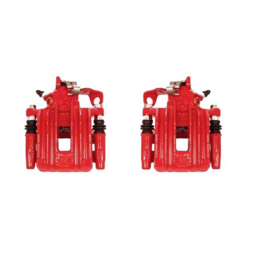 PowerStop S2576 Red Powder Coated Calipers