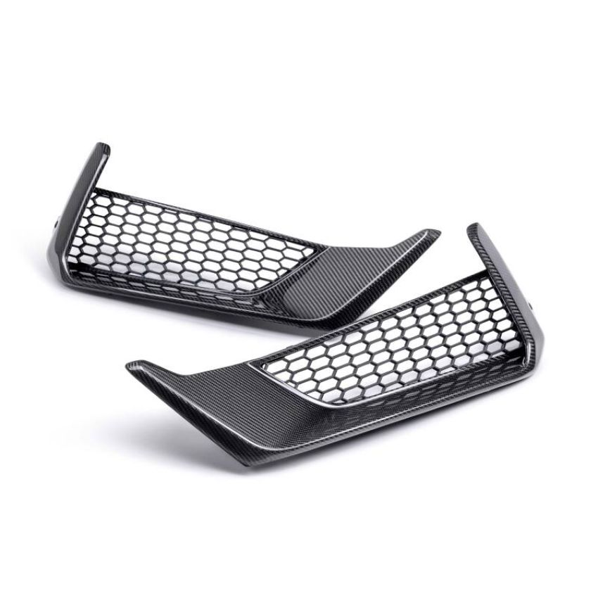 Anderson Composites AC-FBI24FDMUDH 2024 Ford Mustang Dark Horse Carbon Fiber Front Bumper Inserts