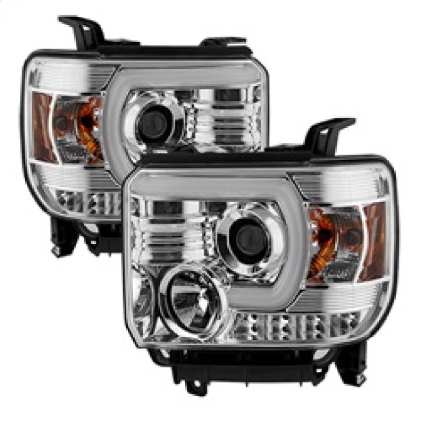 SPYDER 5080622 Projector Headlights - Light Bar DRL - Chrome