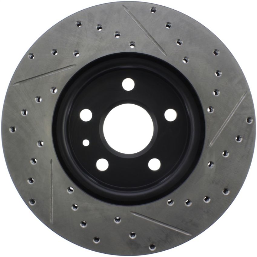 Stoptech 127.62120R Slotted & Drilled Sport Brake Rotor