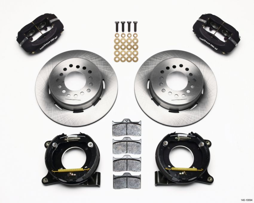 Wilwood 140-10094 Forged Dynalite P/S Park Brake Kit Chevy C-10 2.42 Offset 5-lug