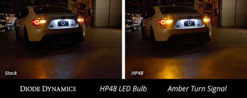 Diode Dynamics DD0013S 1157 LED Bulb HP48 LED - Amber (Single)
