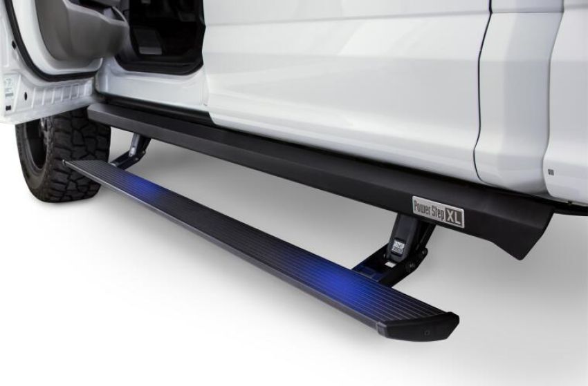 AMP Research 77152-01A 2021 Ford F-150 SuperCrew & 22-23 F-150 Lightning CC PowerStep XL - Black