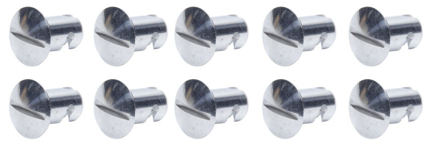 Ti22 PERFORMANCE TIP8100 Oval Head Dzus Buttons .500 Long 10 Pack