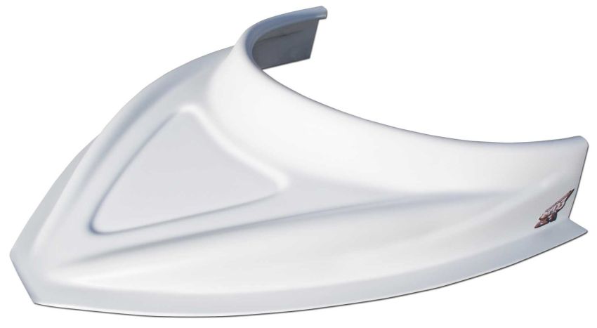 FIVESTAR FIV040-4114-W MD3 Hood Scoop 3in Tall Curved White