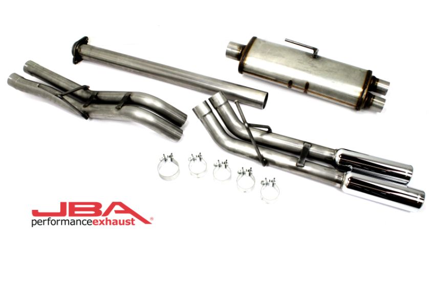 JBA 40-2539 15-20 Ford F-150 2.7L/3.5L/5.0L 409SS Pass Side Dual Exit Cat-Back Exhaust