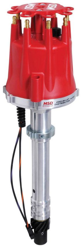MSD IGNITION MSD85561 Chevy V8 Billet Distribu W/Cap & Rotor