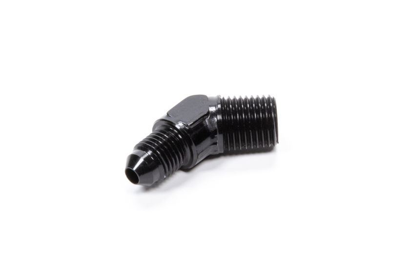 FRAGOLA FRG482344-BL 45 Deg Adapter Fitting #4 x 1/4 MPT Black