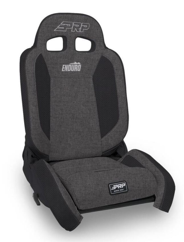PRP Seats A8801044-54 PRP EnduroTrail Reclining Suspension Seat - Gray Tweed - Driver