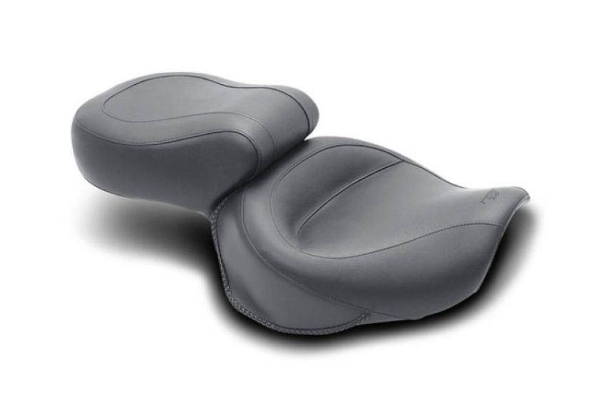 Mustang Motorcycle 75018 Mustang 00-08 Honda VT1100 Sabre,97-08 Spirit,87-97 Shadow,95-01 Ace Touring 1PC Seat - Black