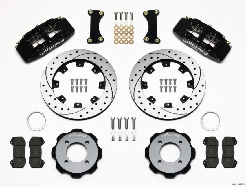Wilwood 140-11899-D Dynapro 6 Front Hat Kit 12.19in Drilled 2011 Fiesta