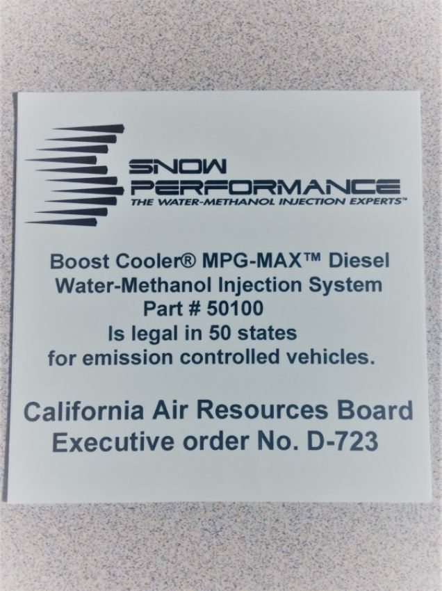 Snow Performance SNO-50100-BRD Diesel Stage 3 Boost Cooler(tm) Water-Methanol Injection Kit