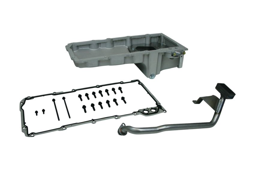 MOROSO MOR20105 GM LS Swap Oil Pan Kit Cast Aluminum