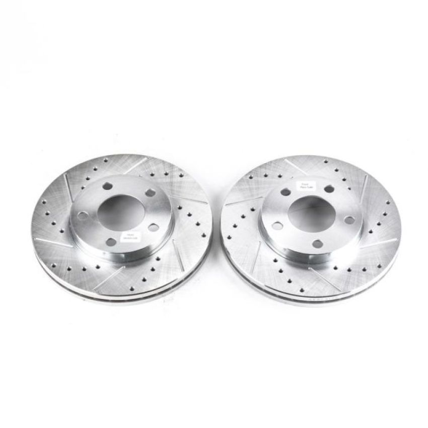 PowerStop AR8141XPR PowerStop Evolution Performance Drilled, Slotted & Plated Brake Rotor Pair