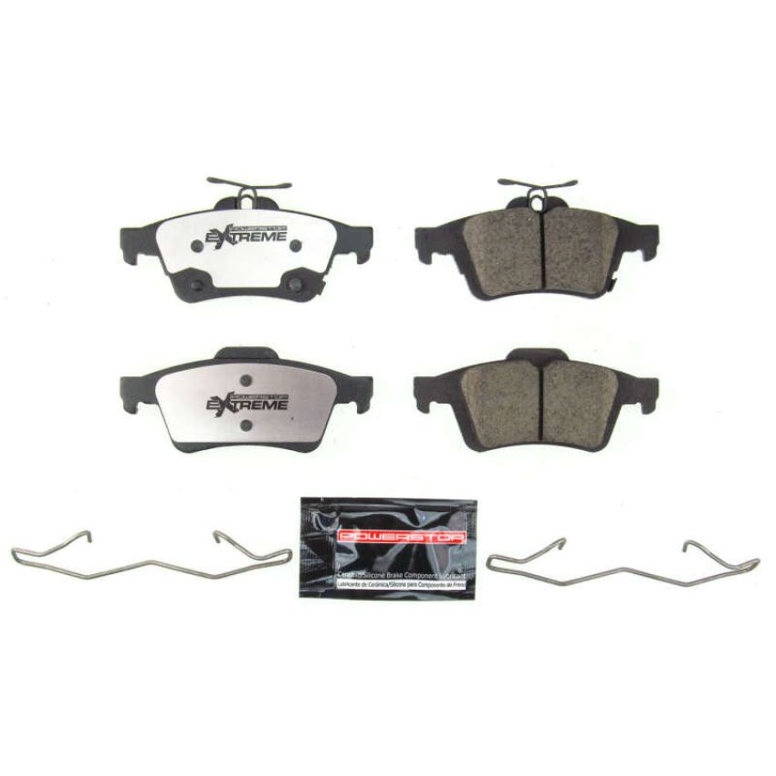 PowerStop Z26-1564A PowerStop - Z26 Performance Carbon-Fiber Ceramic Brake Pads with Hardware Kit