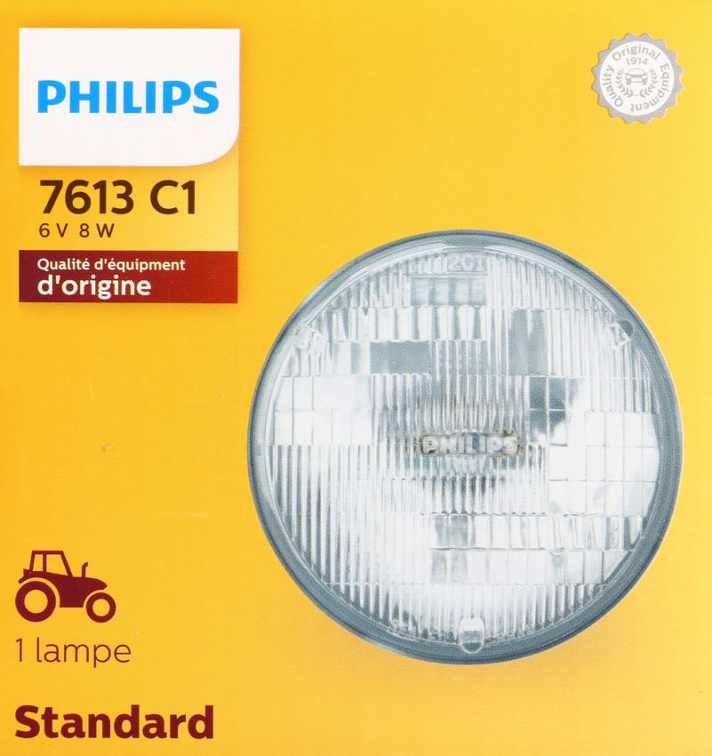 Philips 7613C1 Philips Standard Sealed Beam 7613