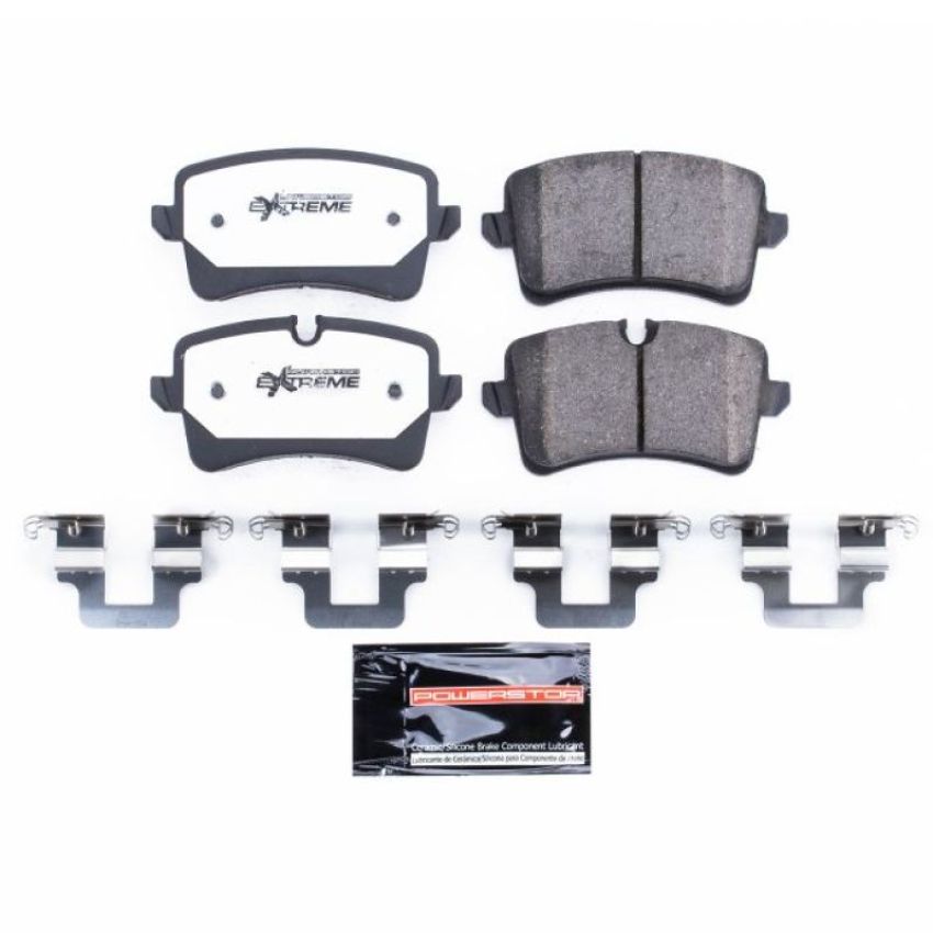 PowerStop Z26-1547 PowerStop - Z26 Performance Carbon-Fiber Ceramic Brake Pads with Hardware Kit