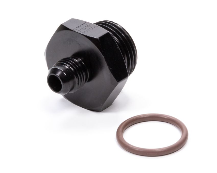 FRAGOLA FRG495114-BL #6 x 1-1/16-12 (#12) Radius O-Ring Fitting Bk
