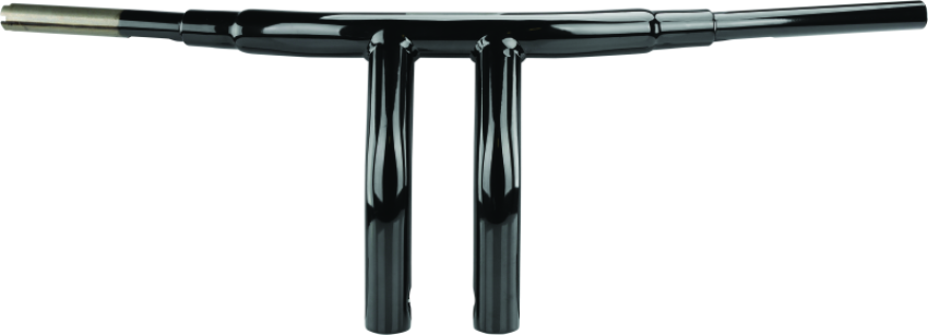 Bikers Choice 402253 Black 10.5 Inch Pullback 1.5 Inch Fat Riser Tbar Handlebar Throttle By Wire Custom