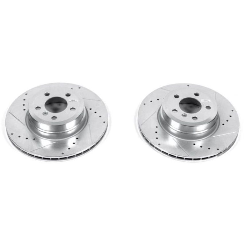 PowerStop EBR1032XPR PowerStop Evolution Performance Drilled, Slotted & Plated Brake Rotor Pair