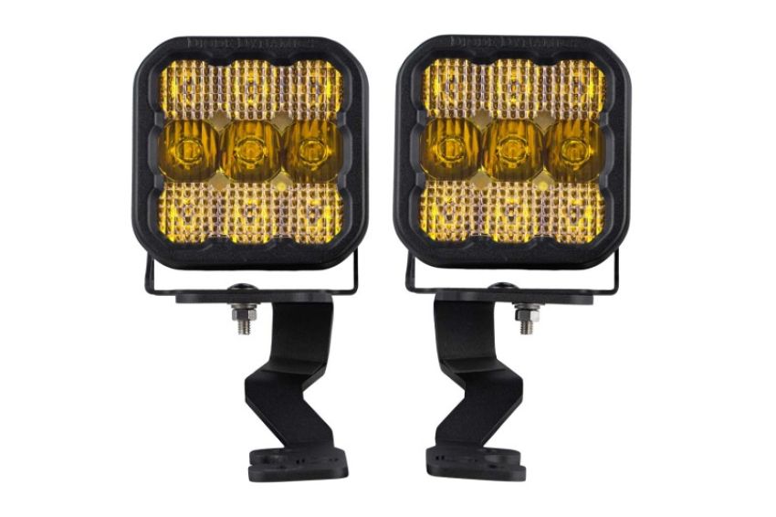 Diode Dynamics DD7400 2022 Toyota Tundra SS5 Pro Stage Series Ditch Light Kit - Yellow Combo