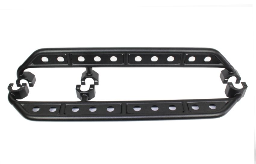 Fishbone Offroad FB23070 07-18 Jeep Wrangler JK 4 Door Steel Side Steps - Black Textured Powdercoat