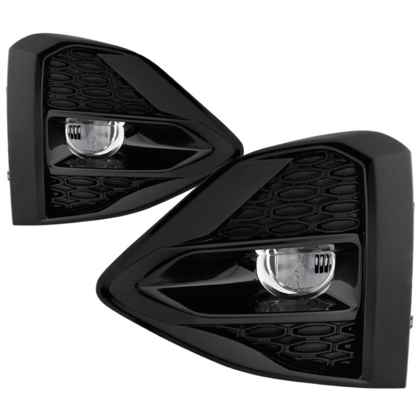 SPYDER 5087096 OEM Style Full LED Fog Lights w/OEM Fit Switch - Clear