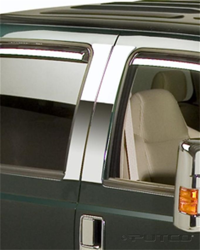 Putco 402621 08-16 Ford SuperDuty - Crew Cab - 4pcs Stainless Steel Pillar Posts Classic