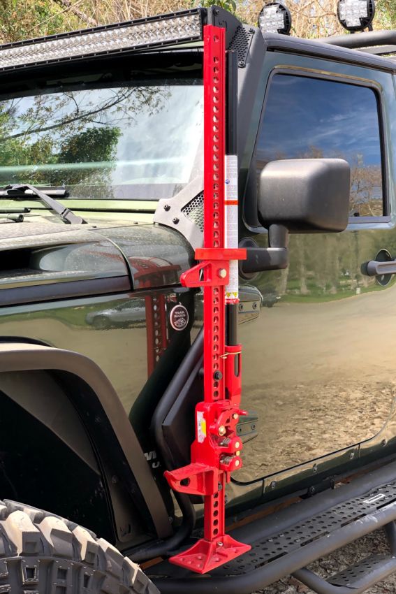 Go Rhino 701003T 07-18 Jeep Wrangler JK/JKU Exterior Jack Mount