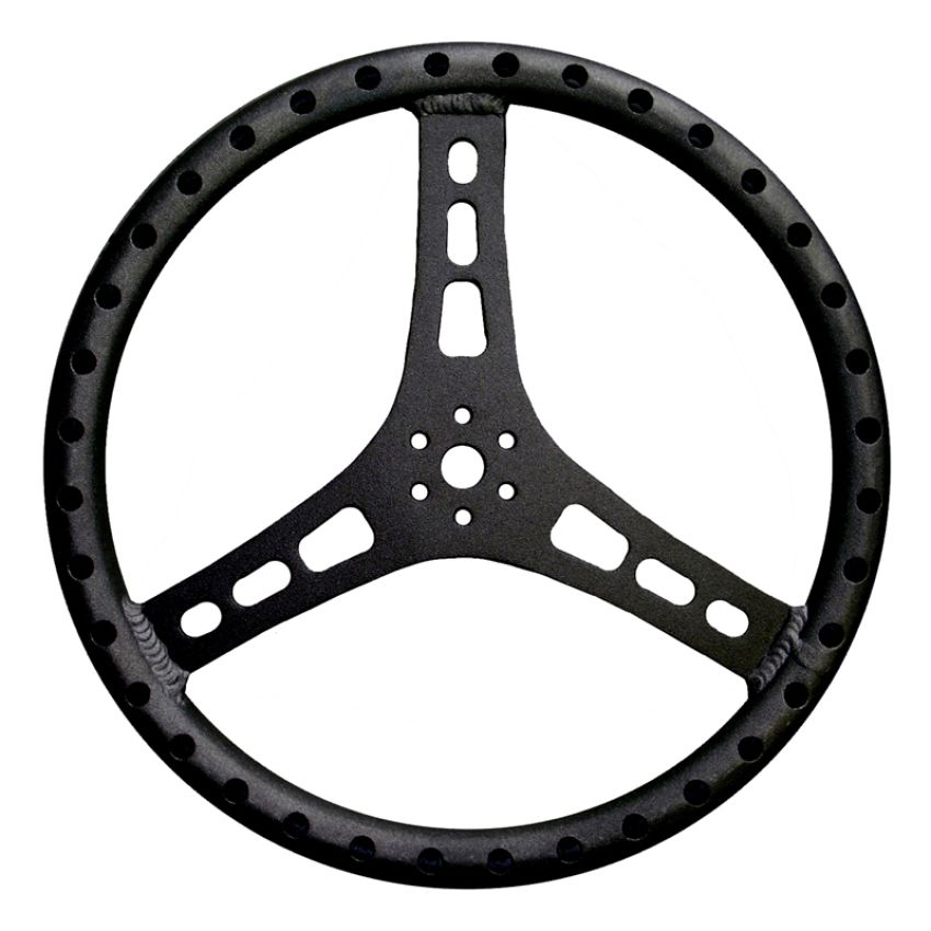 TRIPLE X RACE COMPONENTS TXRST-0002-BLK Steering Wheel 15in Dia 1-1/4in Tube Black