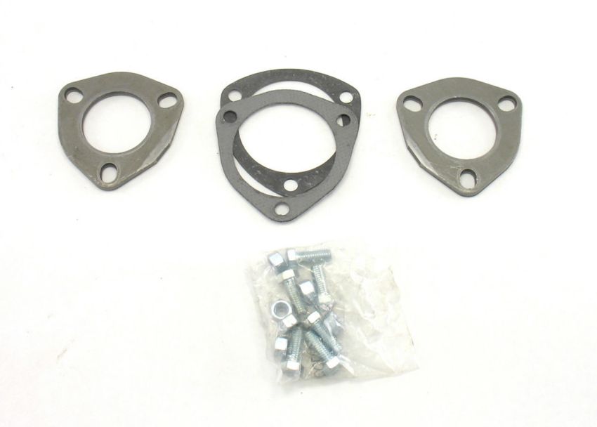 PATRIOT EXHAUST PEPH7258 Collector Flanges - 1pr 3-Bolt- 2in Dia.