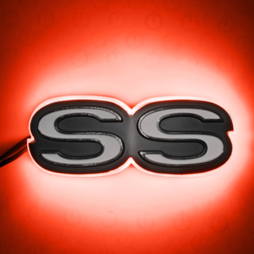 Oracle Lighting 3095-003 Red Illuminated SS Emblem