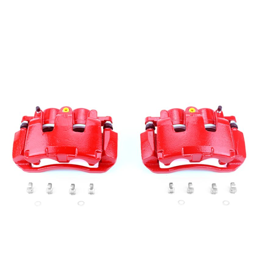 PowerStop S5054 Red Powder Coated Calipers
