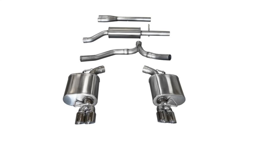 CORSA Performance 14474 Corsa 11-14 Dodge Charger SXT 2.5in Sport Cat-Back Dual Rear Exit w/ Twin 3.0in Polished Tip