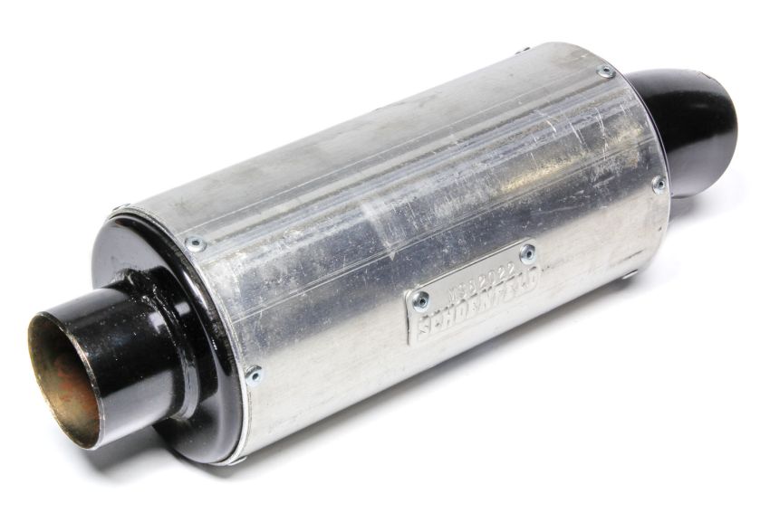 SCHOENFELD SCHMS82022 Muffler Mini Sprint Alum Case 2in Inlet