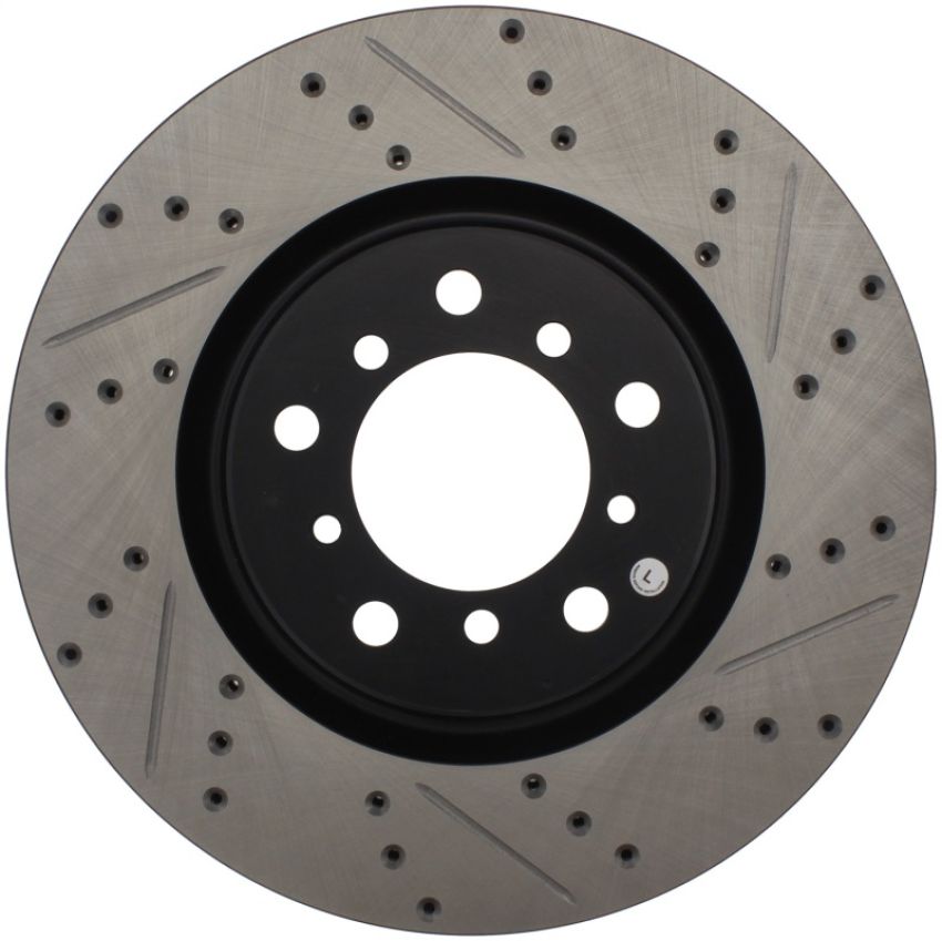 Stoptech 127.34058L Slotted & Drilled Sport Brake Rotor
