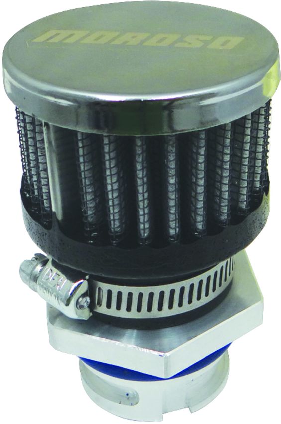 Moroso 68840 GM LS Valve Cover Breather Kit - OEM - Double Tab Oil Fill Hole