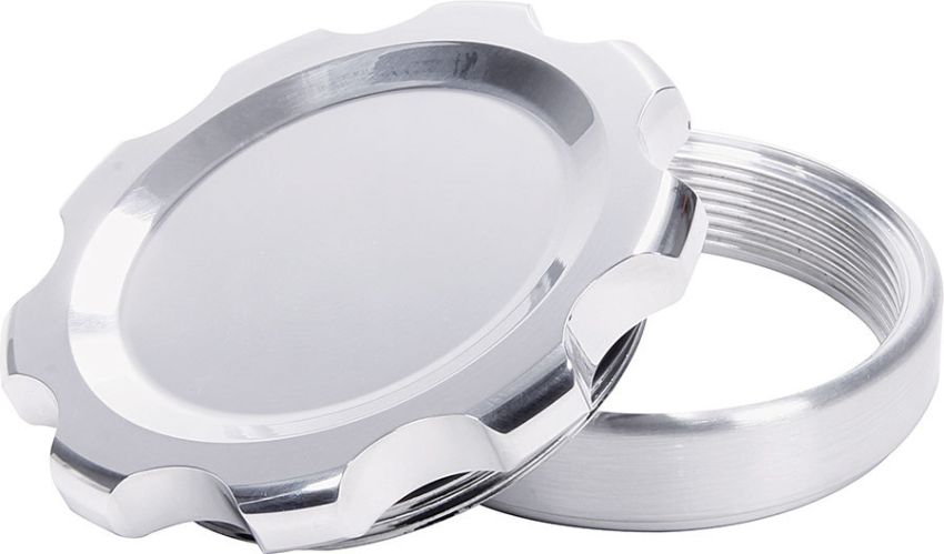 ALLSTAR PERFORMANCE ALL36173 Filler Cap Polished with Weld-In Alum Bung Large