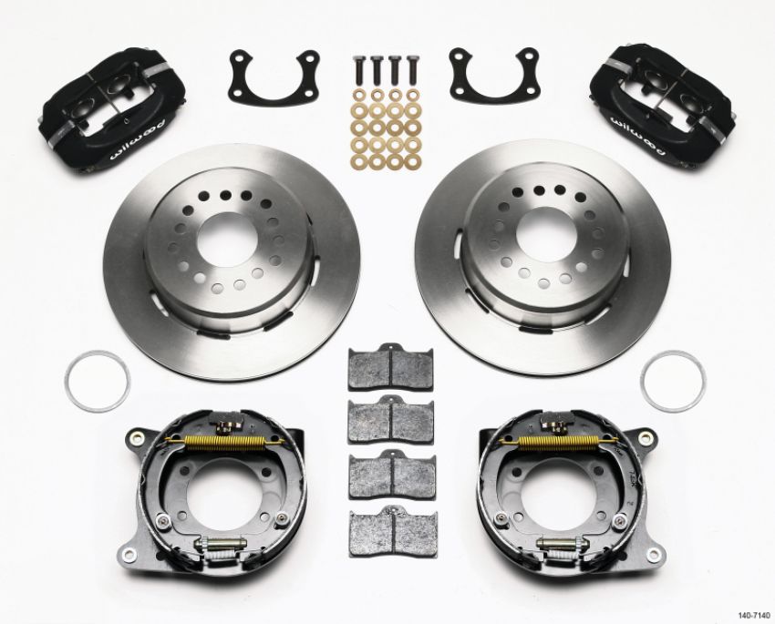 Wilwood 140-7140 Forged Dynalite P/S Park Brake Kit New Big Ford 2.50in Offset