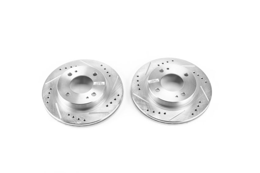 PowerStop JBR1722XPR PowerStop Evolution Performance Drilled, Slotted & Plated Brake Rotor Pair
