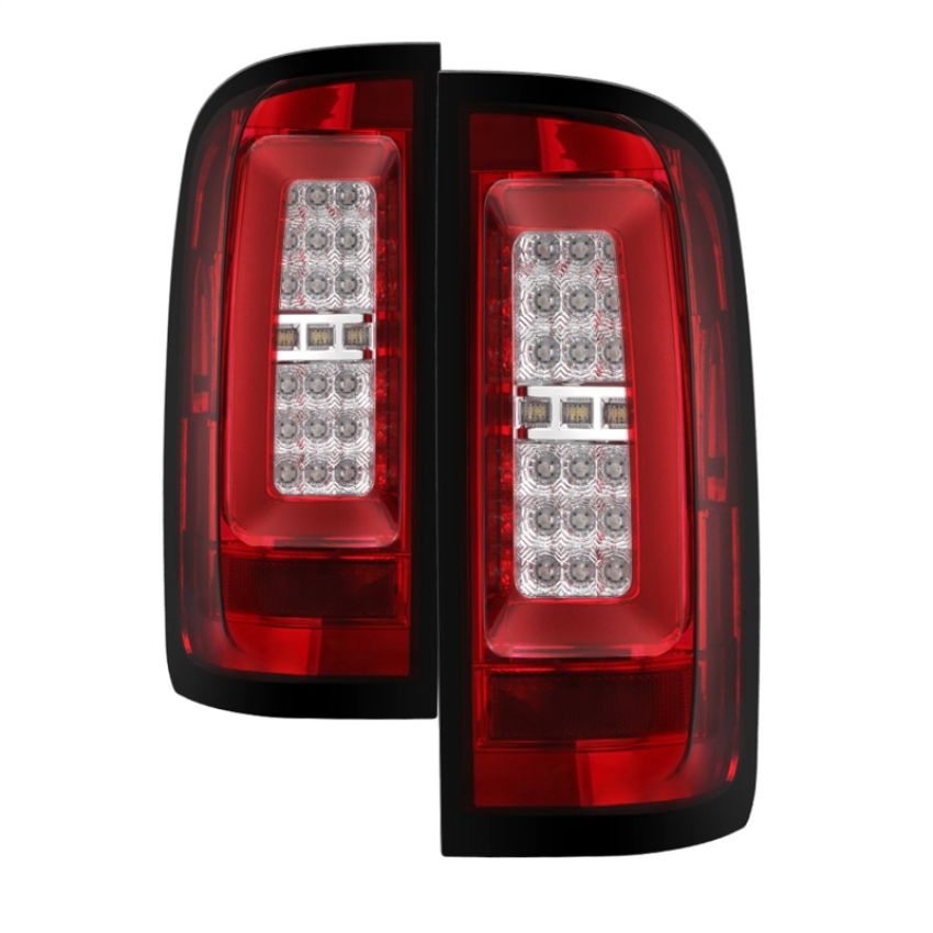 SPYDER 5085269 LED Tail Lights - Red Clear