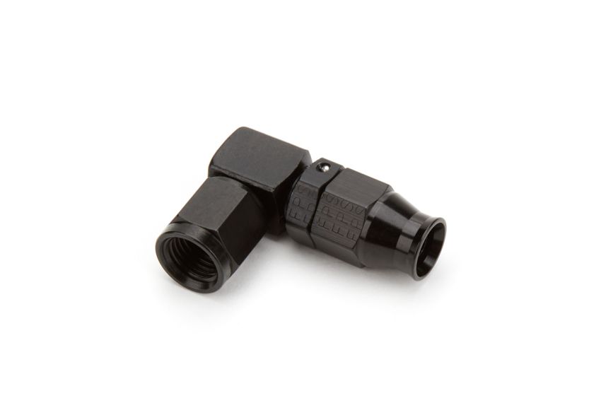 FRAGOLA FRG689904-BL #4 90 Degr Real Street Forged Hose End - Black
