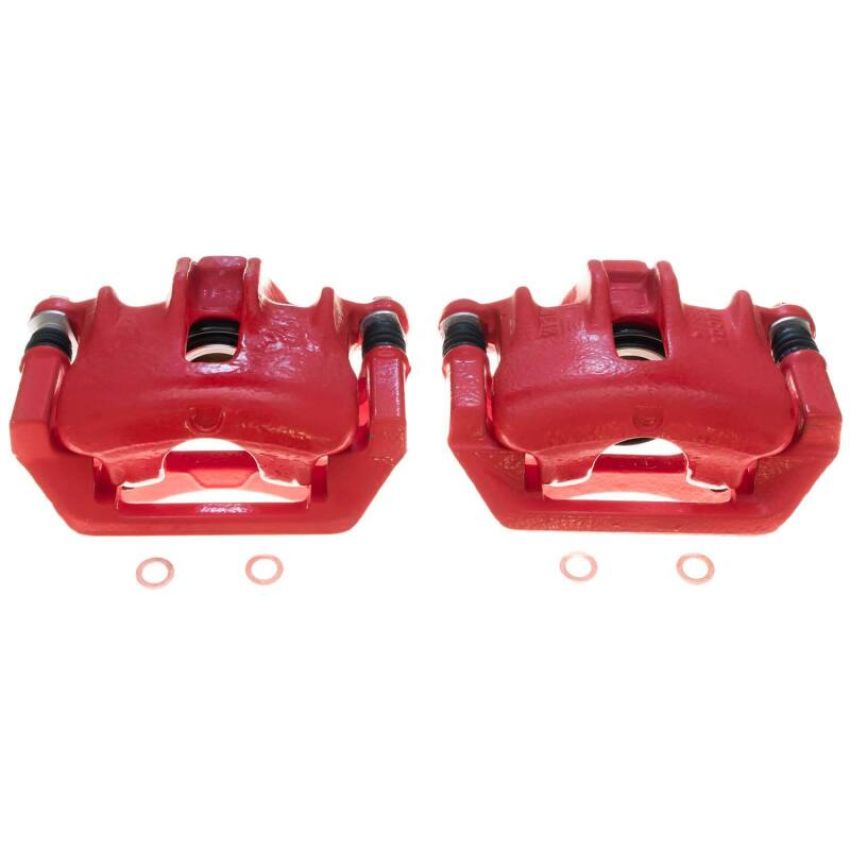PowerStop S2064 Red Powder Coated Calipers