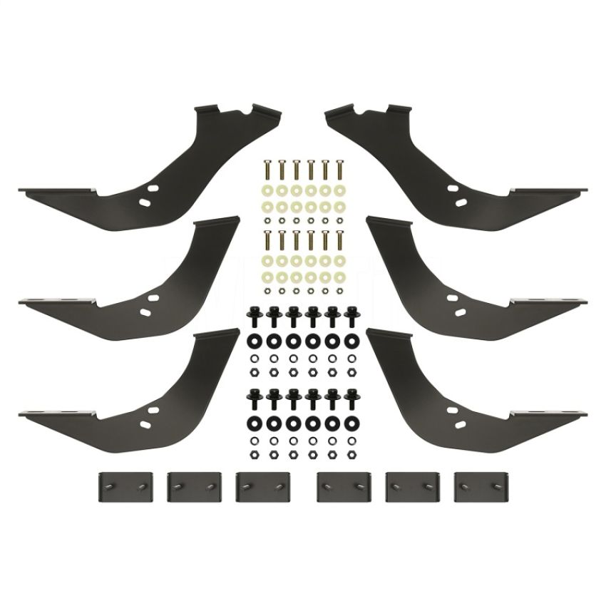 Westin 99-16 Ford F-250/350/450/550HD Reg/Supr Cab/Crew Premier Oval Nerf Step Bar Mount Kit - Blk