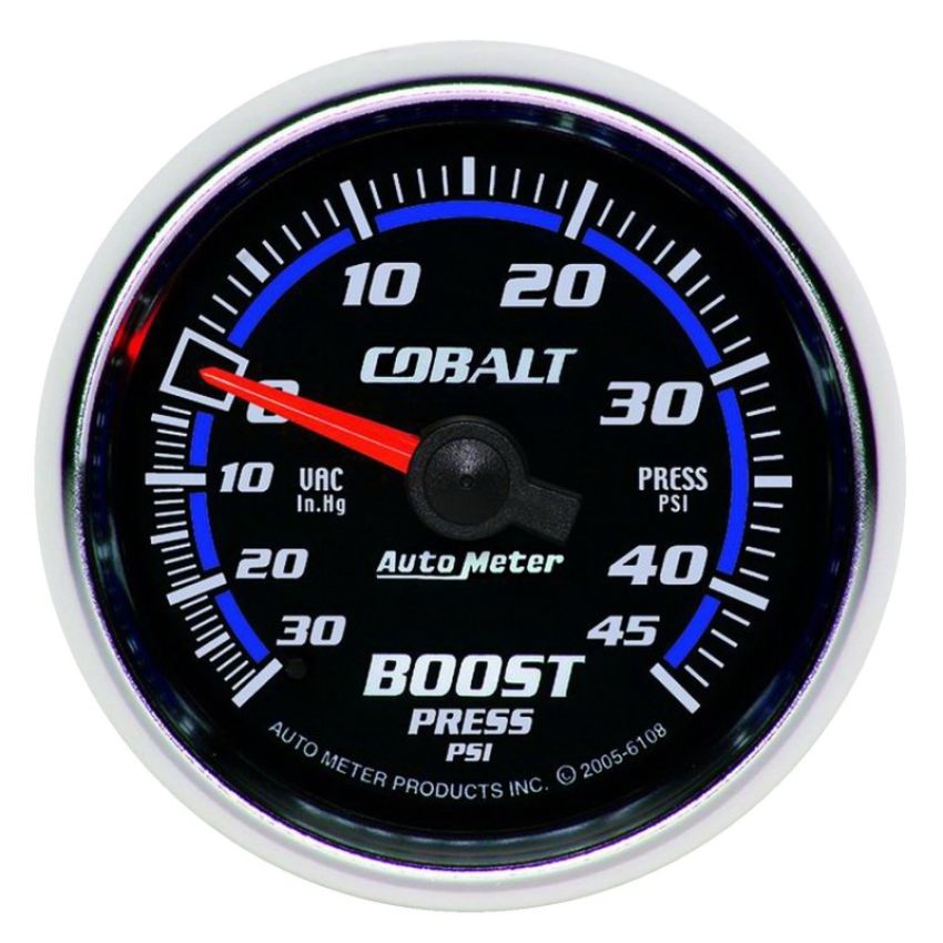 AUTOMETER ATM6108 2-1/16 C/S Boost/Vacuum Gauge 30/45