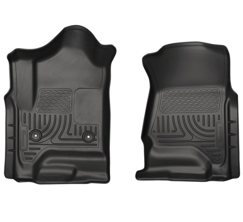 HUSKY LINERS HSK18231 14-   GM 2500HD Dbl Cab Floor Liners Black
