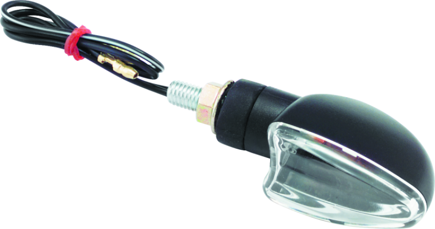 BikeMaster 266010 Ministalk Marker Light V-Shape - Black/Clear