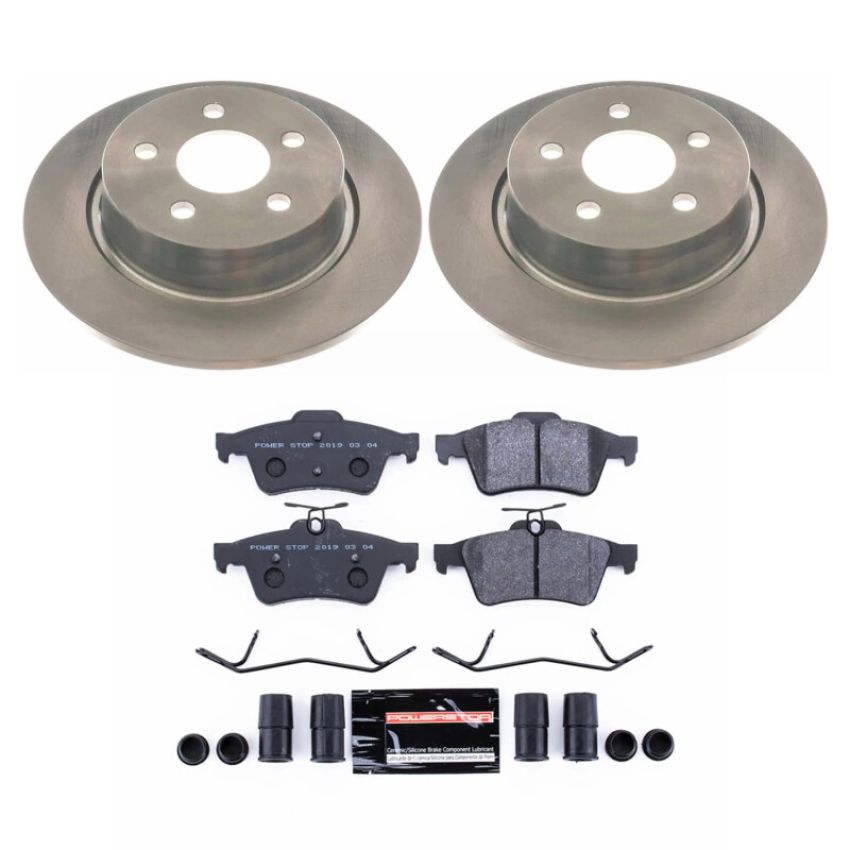 PowerStop TDSK8176 Track Day Spec High-Performance Brake Pad and Rotor Kit