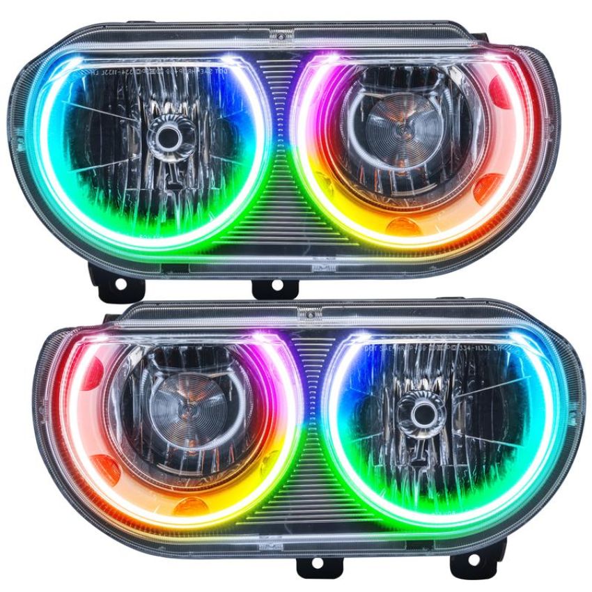 Oracle Lighting 7720-332 Dynamic ColorSHIFT(tm) SMD Pre-Assembled Headlights, Non-HID